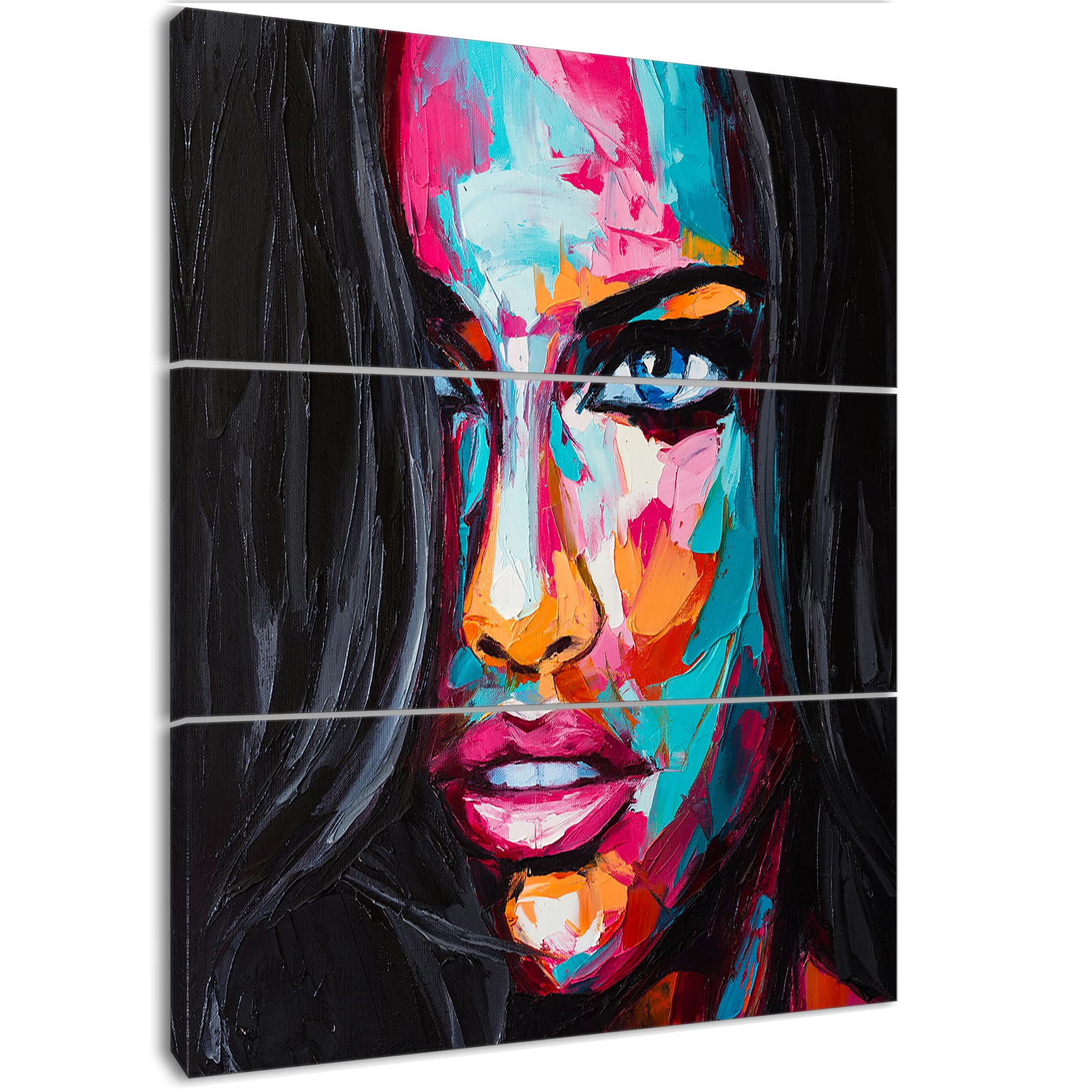 Designart - Fantasy Woman Oil portrait